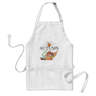 Autumn harvest cornucopia standard apron