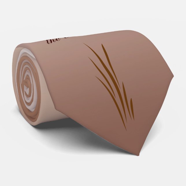 Autumn Harvest Father of the Bride Tie (Rolled)