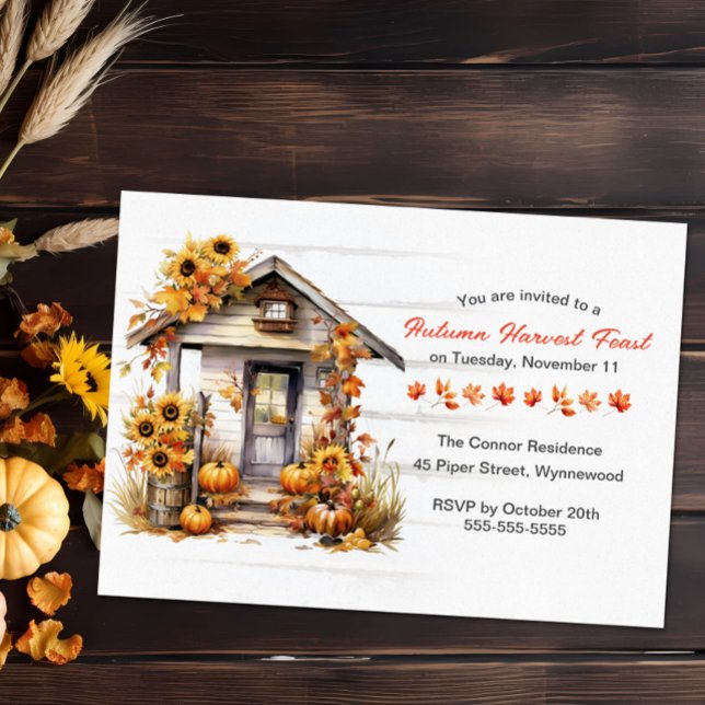 Autumn Harvest  Invitation (Creator Uploaded)