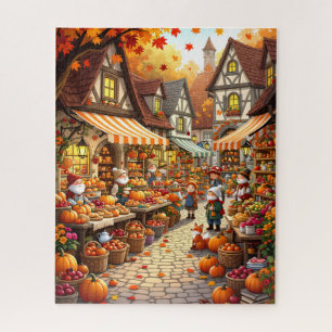 Autumn Harvest Market Jigsaw Puzzle