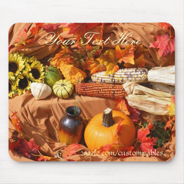 Autumn Harvest Mouse Pad (Front)