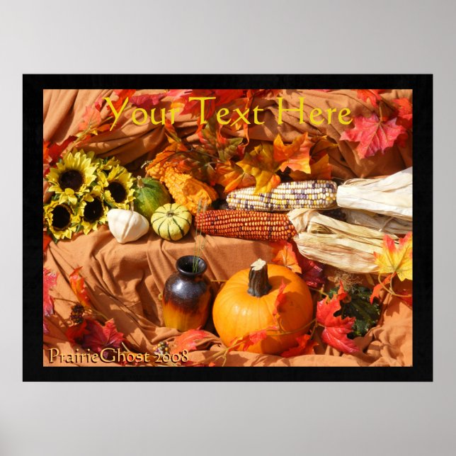 Autumn Harvest Poster (Front)