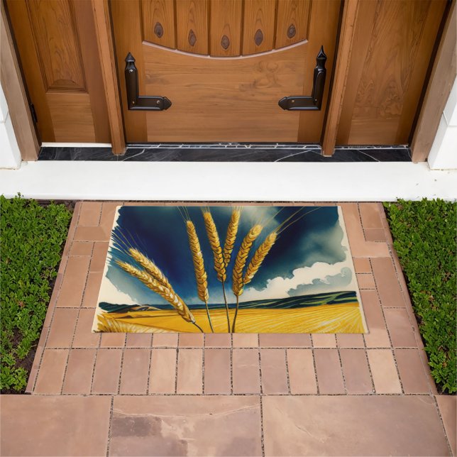 Autumn Harvest Prairie Gold Door Mat (Outdoor)