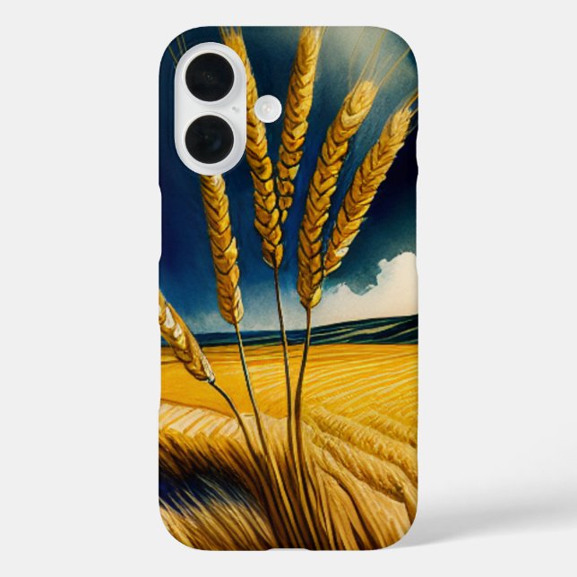 Autumn Harvest Prairie Gold iPhone / iPad case (Back)