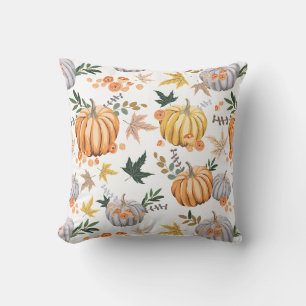 Autumn Harvest Pumpkin Thanksgiving Pattern Cushion