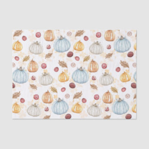 Autumn Harvest Pumpkins Tissue Paper