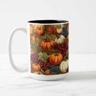 Autumn Harvest Two-Tone Coffee Mug