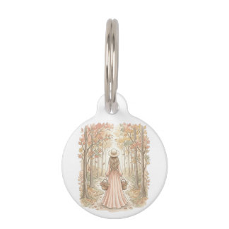 Autumn Harvest Walk Pet Tag