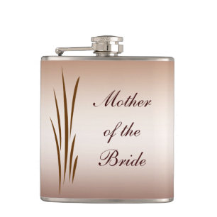 Autumn Harvest Wedding Mother of the Bride Hip Flask