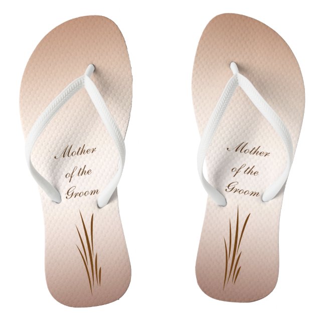Autumn Harvest Wedding Mother of the Groom Thongs (Footbed)