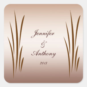 Autumn Harvest Wedding Stickers