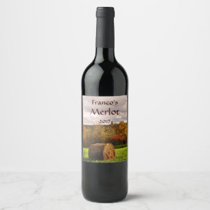 Autumn Harvest Wine Label