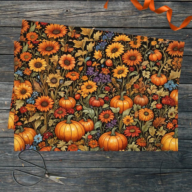 Autumn Harvest with Vibrant Fall Colours  Tissue Paper (Creator Uploaded)
