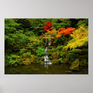 Autumn, Heavenly Falls Poster