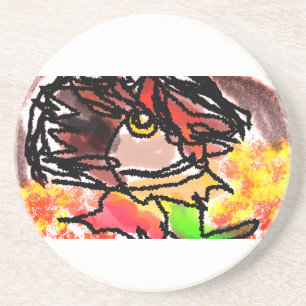 Autumn Hedgehog Coaster