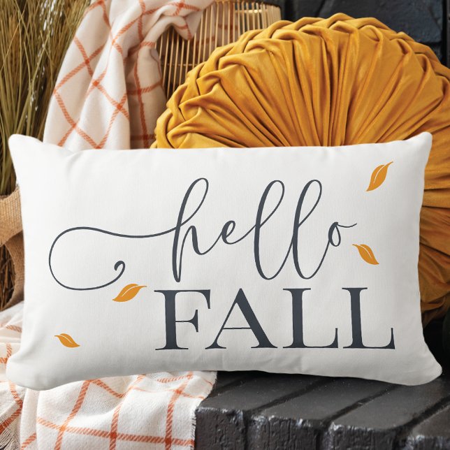 Autumn Hello Fall Lumbar Cushion (Creator Uploaded)