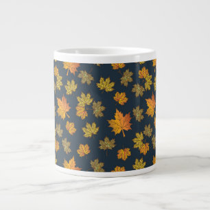 Autumn Herbs & Acorns Large Coffee Mug