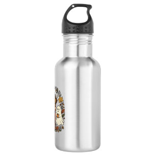 Autumn Highland Cow Ghost Vintage Engraving Shirt 532 Ml Water Bottle