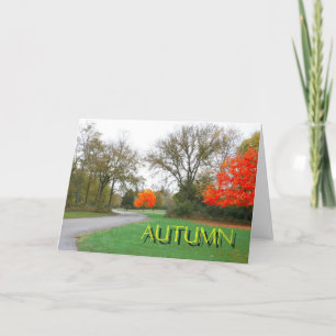 Autumn Holiday Card