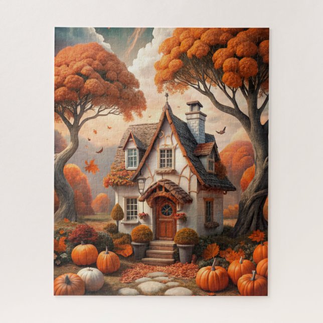 Autumn Home Puzzle (Vertical)
