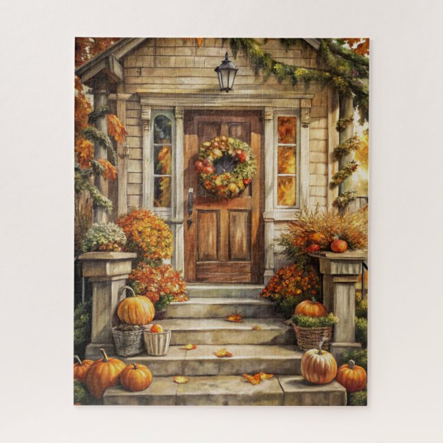 Autumn Home Puzzle (Vertical)