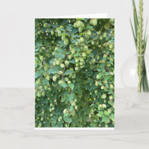 Autumn Hop Blank Holiday Card