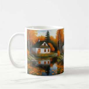  autumn house  coffee mug