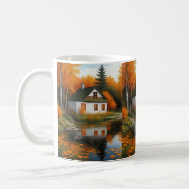  autumn house  coffee mug (Left)
