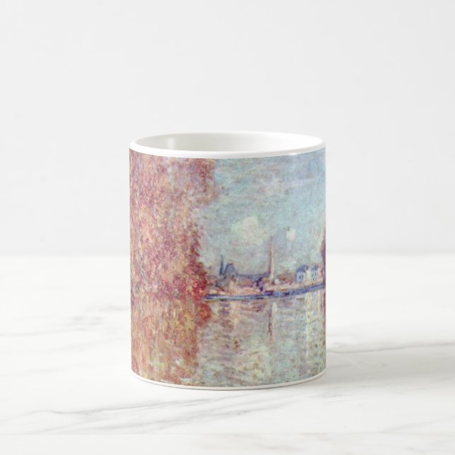 Autumn in Argenteuil by Claude Monet Coffee Mug (Center)