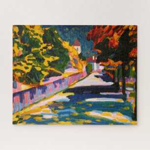 Autumn in Bavaria by Wassily Kandinsky Jigsaw Puzzle