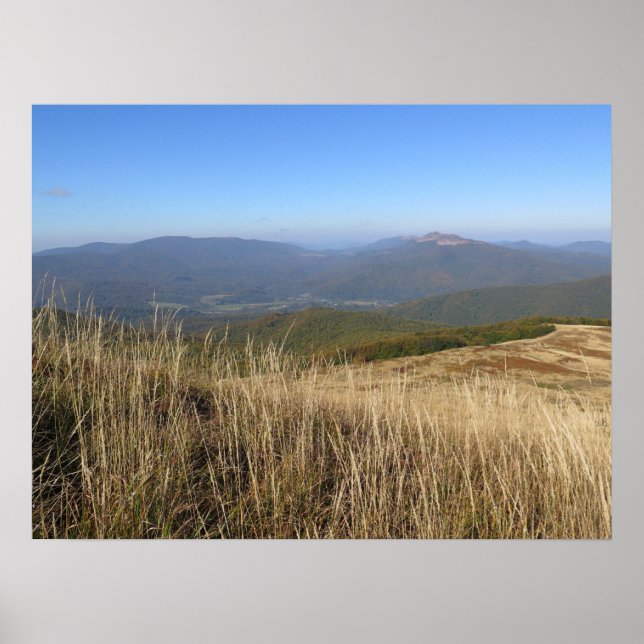 Autumn in Bieszczady mountains Poster (Front)