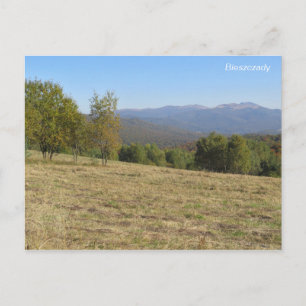 Autumn in Bieszczady Postcard