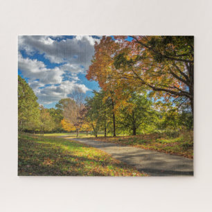 Autumn in Central Park New York Jigsaw Puzzle
