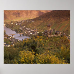 Autumn in Cochem, Rheinland Pfalz, Germany Poster