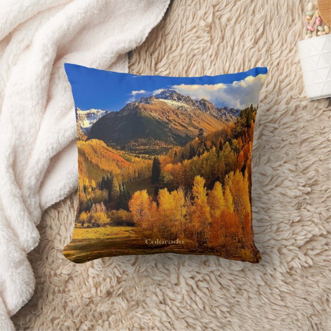 Autumn in Colorado Cushion (Blanket)