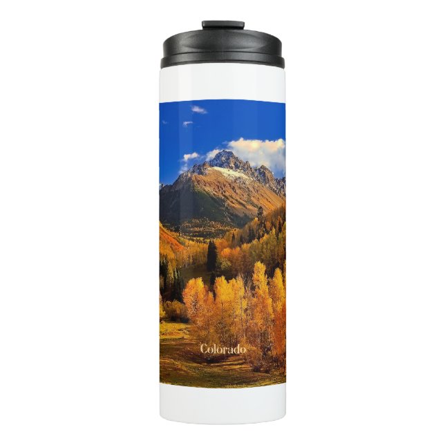 Autumn in Colorado Thermal Tumbler (Front)