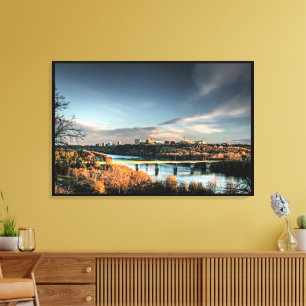 Autumn in Edmonton Canvas Print