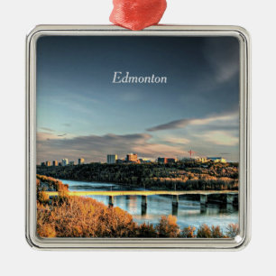Autumn in Edmonton  Metal Ornament