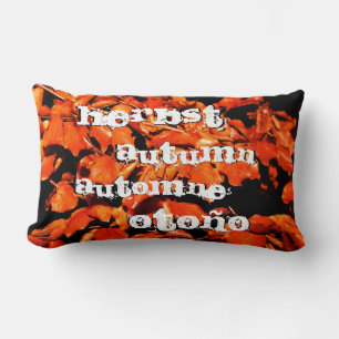 Autumn in Forest Lumbar Cushion