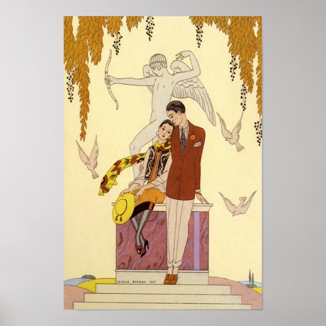 Autumn in France Art Deco Poster (Front)