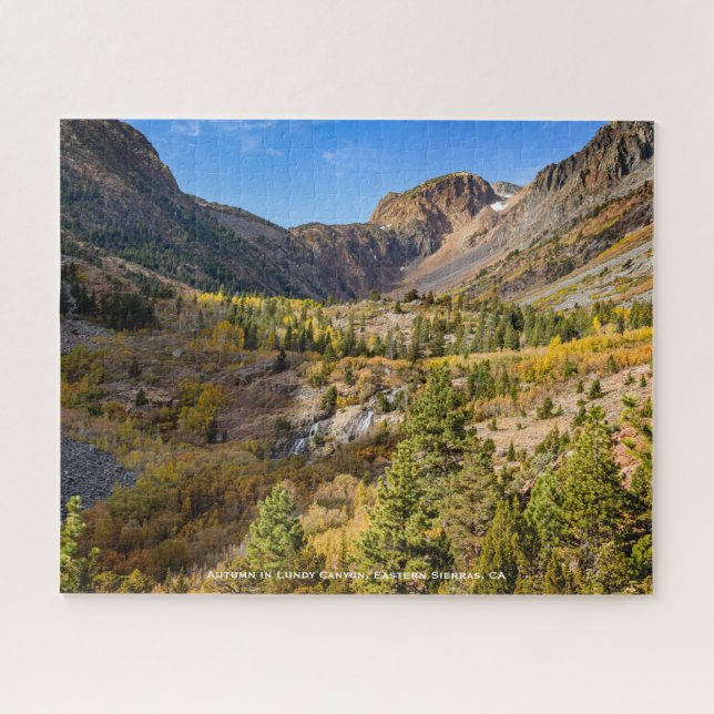 Autumn in Lundy Canyon, Sierra Nevada Mts, Jigsaw Puzzle (Horizontal)