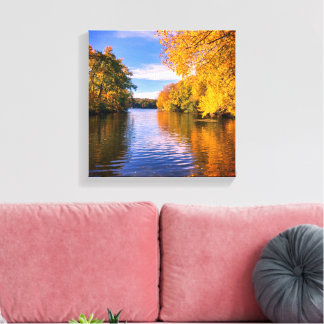 Autumn in Massachusetts Canvas Print