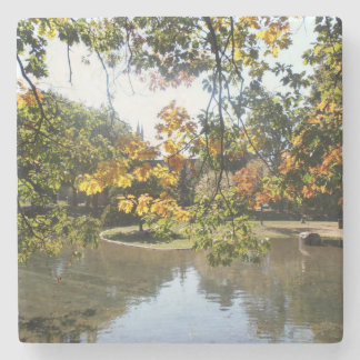 Autumn in Montreal Stone Coaster
