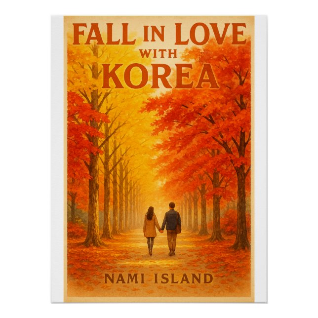 Autumn in Nami Island Poster (Front)
