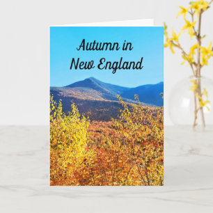 autumn in New England card