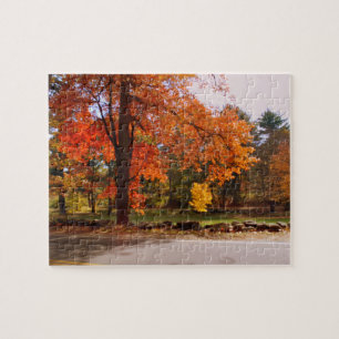 AUTUMN IN NEW ENGLAND JIGSAW PUZZLE