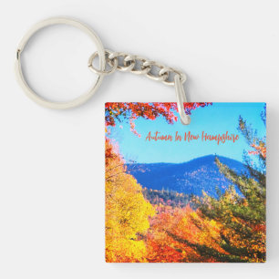 Autumn in New Hampshire  Key Ring