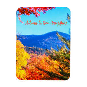 Autumn in New Hampshire   Magnet