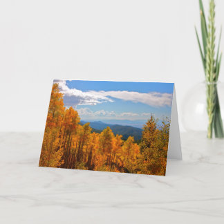 Autumn in New Mexico Card