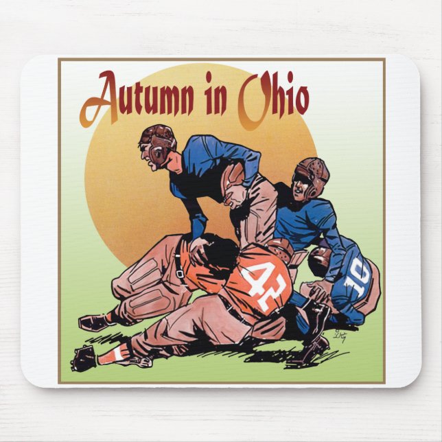 Autumn in Ohio Mouse Pad (Front)
